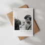 Personalised Father's Day Photo Print Gift Monochrome, thumbnail 2 of 9