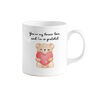 Forever Love Teddy Bear Mug Valentine Gift, thumbnail 2 of 8