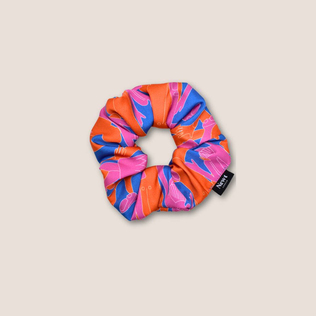 Yammy's Dancers Print Hair Scrunchie, 1 of 2