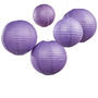 Purple Party And Wedding Paper Hanging Lanterns, thumbnail 2 of 2