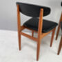 Four Mid Century Dining Chairs By Schreiber, thumbnail 6 of 7