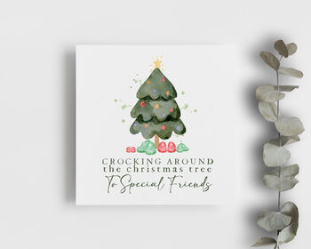 Personalised Crocs Christmas Card, 4 of 4
