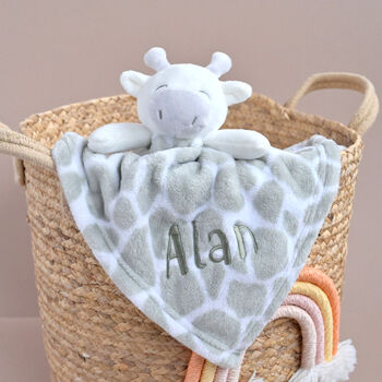 Personalised Giraffe Gift Set For Newborn, 3 of 5