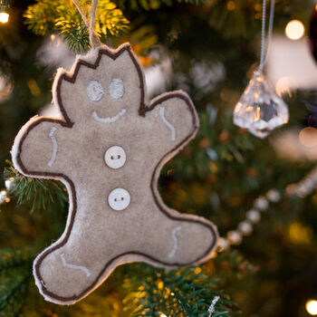 Eco Gerry The Ginger Bread Man Decoration, 4 of 6