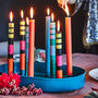 Striped Dinner Candles, thumbnail 1 of 12