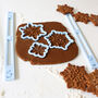 Scandi Gingerbread Snowflake Christmas Biscuit Baking And Decorating Kit, thumbnail 7 of 9