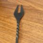 Hand Forged Medieval Iron Eating Cutlery Set, thumbnail 4 of 7