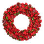 Extra Large Luxury Christmas Roses Wreath, thumbnail 2 of 6