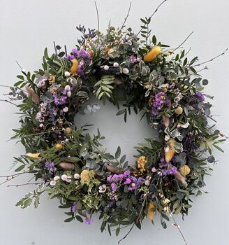Natural Fresh Spring Wreath, 7 of 7