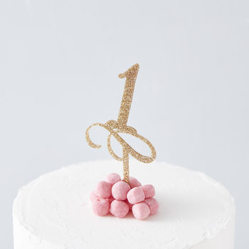 Decorative Birthday Age Cake Topper, 7 of 11