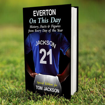 Personalised On This Day Football History Book 12 Teams, 6 of 7
