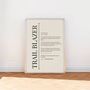 Personalised Definition Style Print, thumbnail 2 of 6