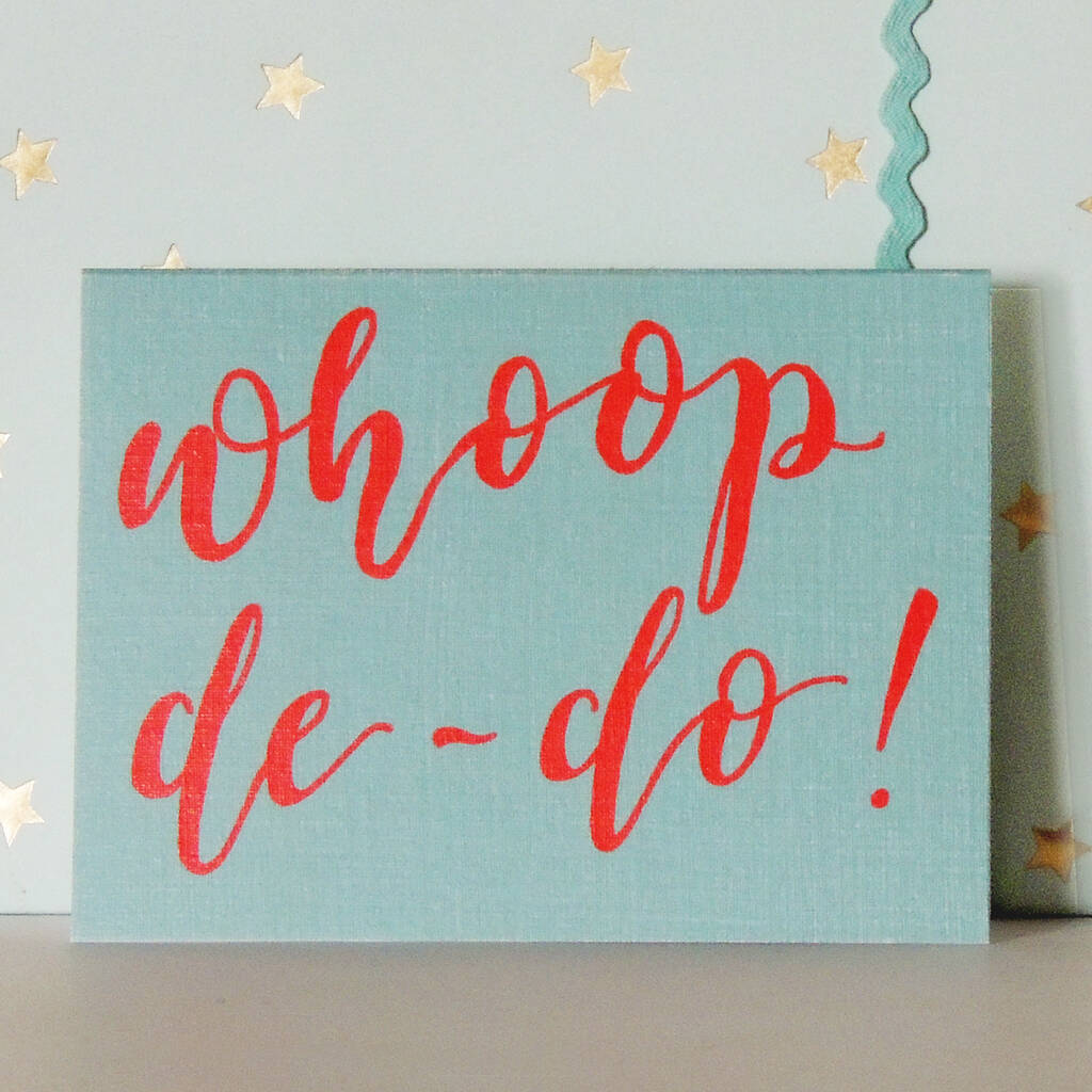 Mini Whoop De Do! Card By Kali Stileman Publishing