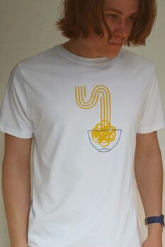 Noodle T Shirt With Ramen Bowl Graphic For Foody, 3 of 7