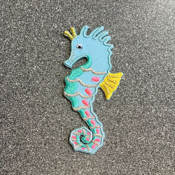 Seahorse Iron On Patch, 2 of 4