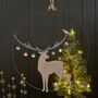 Bauble Stag Hanging Decoration, thumbnail 2 of 2