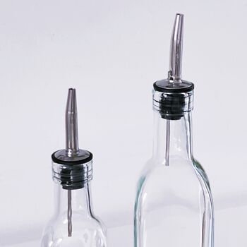 Personalised Refillable Oil Or Vinegar Pourer Bottle, 5 of 9
