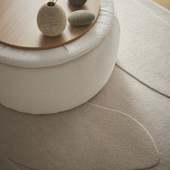 Origins Sculptured Pebble Oatmeal Rug, 2 of 5
