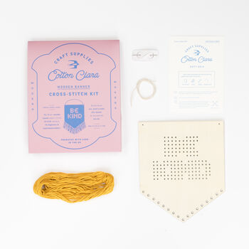 Be Kind Tasseled Embroidery Board Kit, 8 of 12