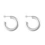 Chunky 14k Gold Or Silver Thick Hoop Earrings, thumbnail 7 of 12