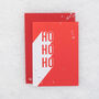 'Ho, Ho, Ho' Christmas Card, thumbnail 2 of 6