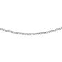 Sterling Silver Light Curb Chain Necklace, thumbnail 2 of 10
