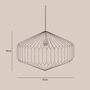 Diamond Origami Paper Lampshade, thumbnail 6 of 6