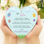 Personalised Easter Hanging Heart Poem, thumbnail 2 of 2
