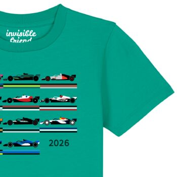 F1 Cars 2026 Children's T Shirt, 3 of 6