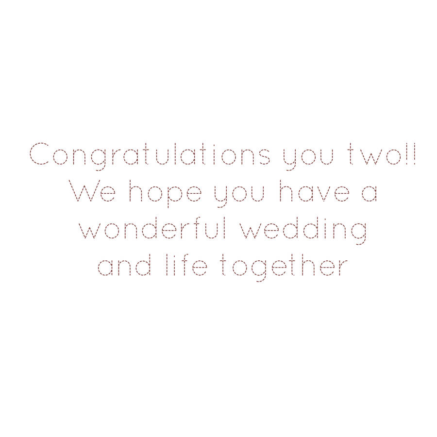 wedding congratulations card mr and mrs personalised by inkpaintpaper ...