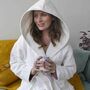 Personalised Cotton Robe Dressing Gown For Men And Women, thumbnail 4 of 6