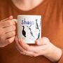 'Shags' Ceramic Bird Mug, thumbnail 2 of 8