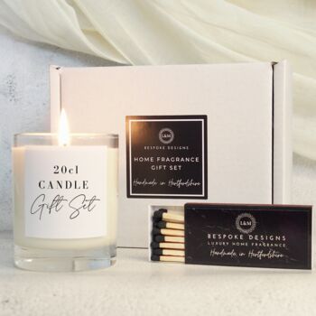 Engagement Candle Gift Set Personalised Engagement Gift, 2 of 5