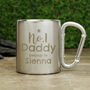 Personalised Number One Daddy Stainless Steel Mug, thumbnail 1 of 4