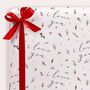 Three Sheets Of Floral 'I Love You' Wrapping Paper, thumbnail 1 of 2