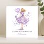 Personalised Lilac 18th Birthday Card For Her, thumbnail 7 of 8