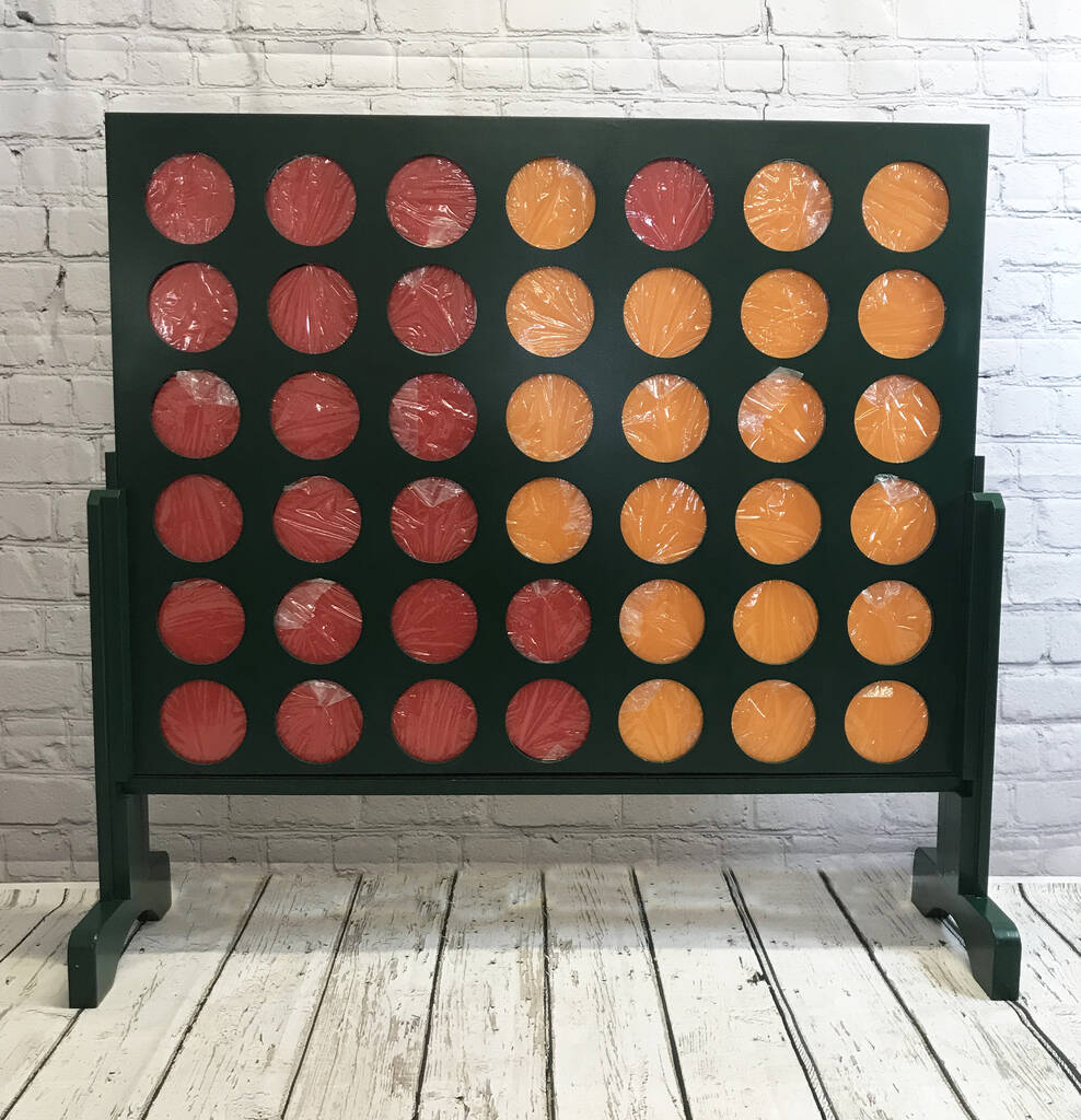 Image of Giant Four In A Row Garden Game