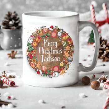 Personalised Classic Christmas Mug Gift, 3 of 3