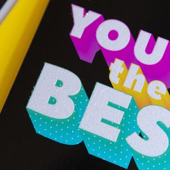 Rainbow Thank You Card | You're The Best, 2 of 5