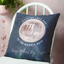 Love You Across The Miles To The Moon And Back Cushion, thumbnail 3 of 10