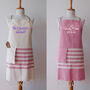 Personalised Cotton Apron And Cotton Tea Towel, thumbnail 6 of 12