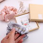 Personalised Wedding Gift Silk Scrunchie, thumbnail 1 of 7