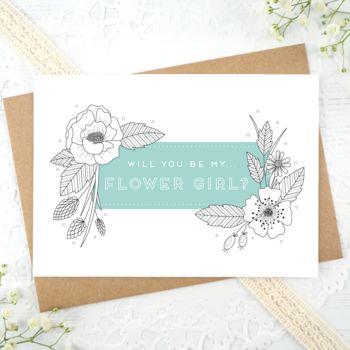 Flower Girl Card, 2 of 9