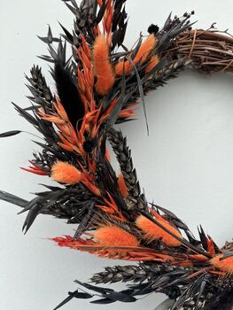 Halloween Dried Flowers Wreath, 3 of 3