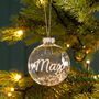 Personalised Glass Star Bauble, thumbnail 5 of 6