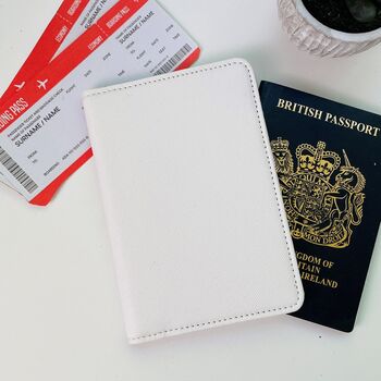 Pair Of Heart Swirl Mr And Mrs Passport Covers, 7 of 7