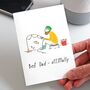 'Best Dad' Fishing Father's Day Card, thumbnail 1 of 4