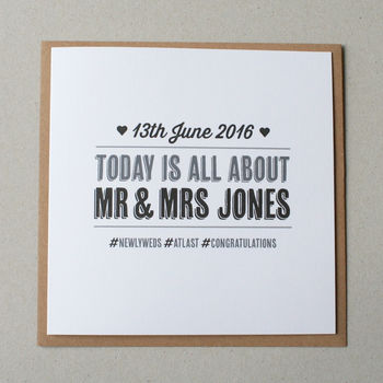 Special Day Personalised Wedding Card, 2 of 6