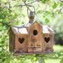 Grassy Glades Personalised Hanging Garden Bird House, thumbnail 1 of 9