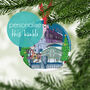 Personalised York Bauble, Skyline Ceramic Decoration, thumbnail 1 of 4